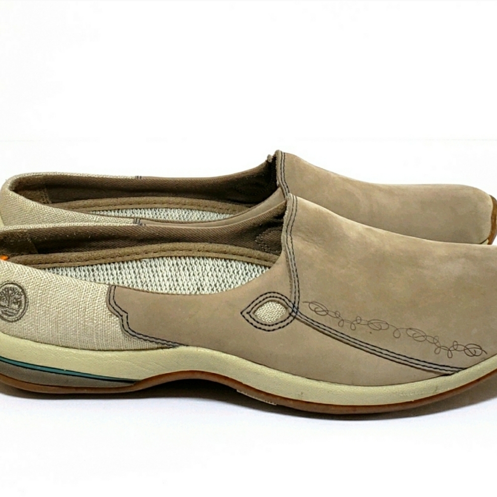Timberland Leather Slipon Mules Clogs